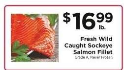 Fresh Wild Caught Sockeye Salmon Fillet