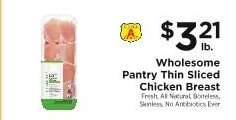 Wholesome Pantry Thin Sliced Chicken Breast