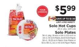 Solo Hot Cups / Solo Plates