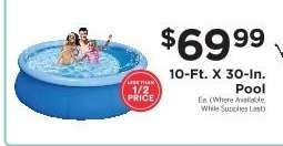 10-Ft. X 30-In. Pool