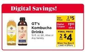 GT's Kombucha Drinks