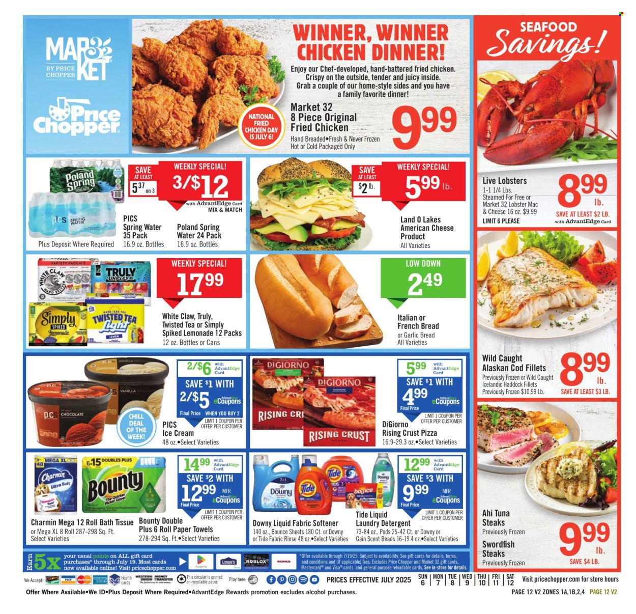 Price Chopper ad - 07/06/2025 - 07/12/2025. Page 12