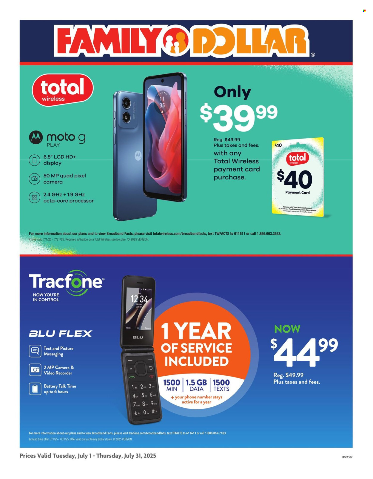 Family Dollar ad - 07/01/2025 - 07/31/2025. Page 2