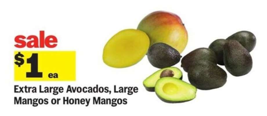 Extra Large Avocados, Large Mangos or Honey Mangos*