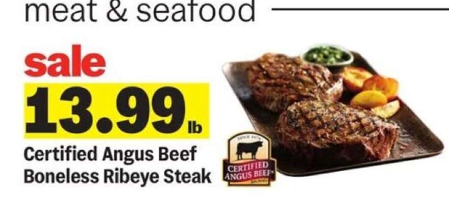 Certified Angus Beef Boneless Ribeye Steak