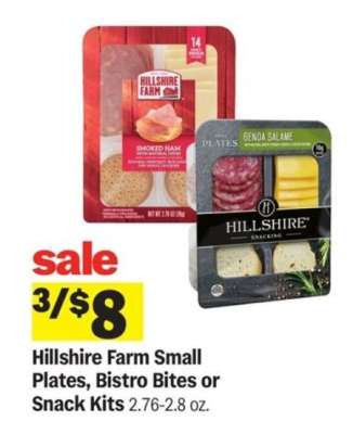Hillshire Farm Small Plates, Bistro Bites or Snack Kits*