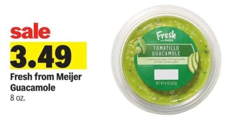 Fresh from Meijer Guacamole