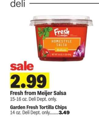 Fresh from Meijer Salsa