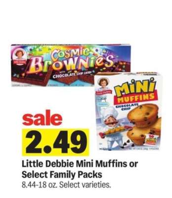 Little Debbie Mini Muffins or Select Family Packs