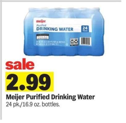 Meijer Purified Drinking Water