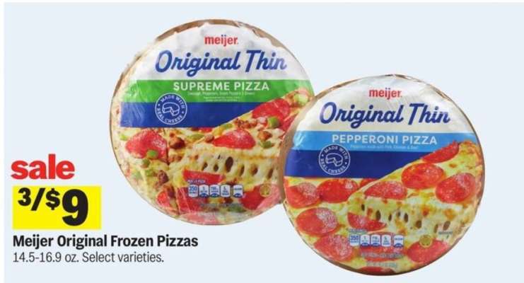 Meijer Original Frozen Pizzas*