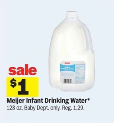 Meijer Infant Drinking Water*