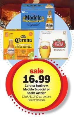 Corona Sunbrew, Modelo Especial or Stella Artois