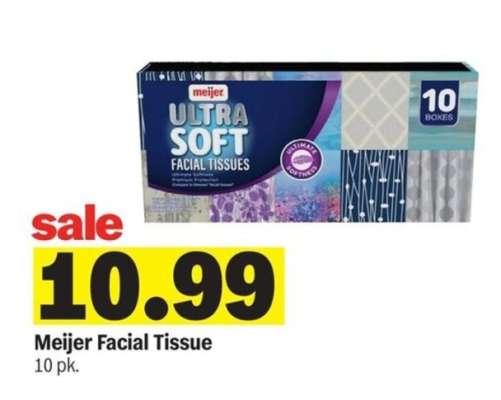 Meijer Facial Tissue*