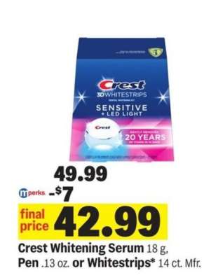 Crest Whitening Serum, Pen, or Whitestrips