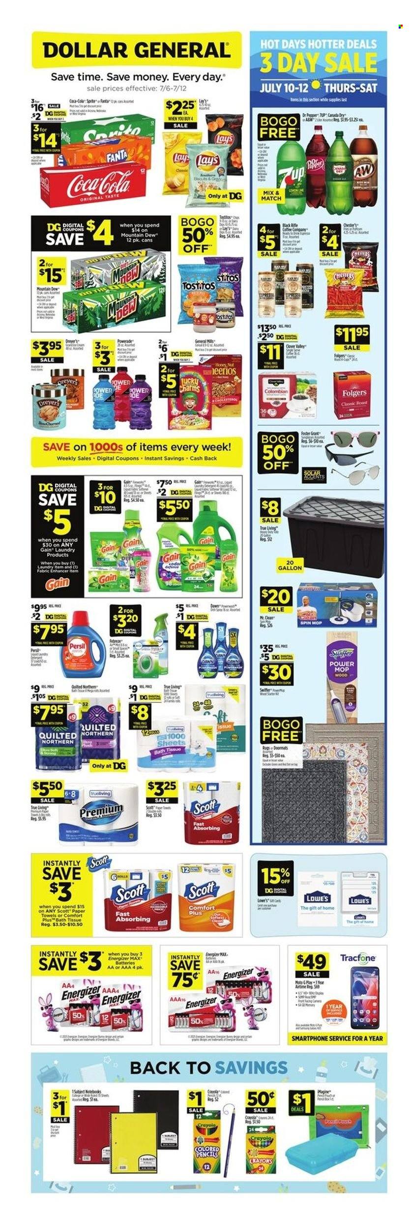 Dollar General ad - 07/06/2025 - 07/12/2025. Page 1