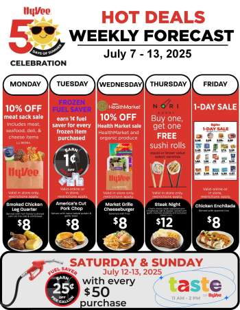 Hy-Vee Flyer - 07/07/2025 - 07/13/2025.
