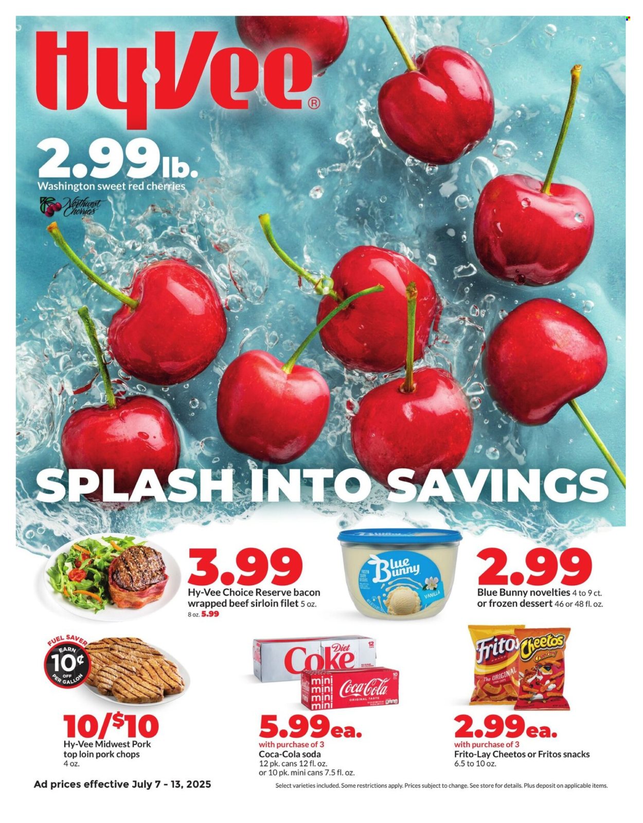 Hy-Vee ad - 07/07/2025 - 07/13/2025. Page 1