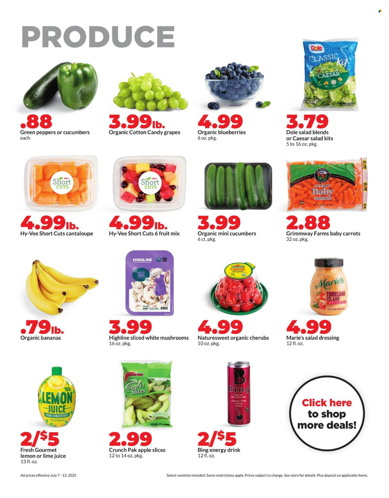 Hy-Vee ad - 07/07/2025 - 07/13/2025. Page 9