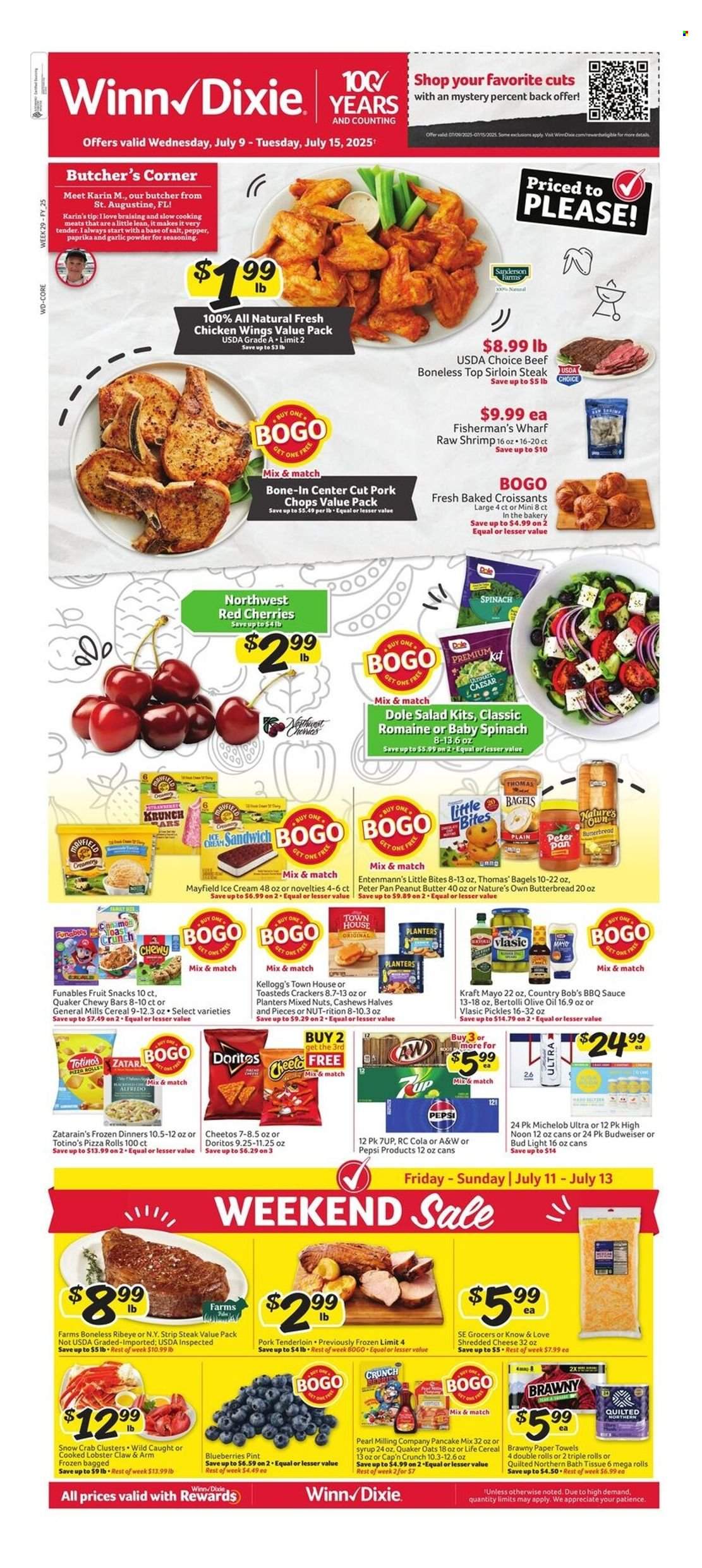 Winn Dixie ad - 07/09/2025 - 07/15/2025. Page 1
