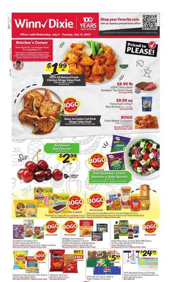 Winn Dixie Flyer - 07/09/2025 - 07/15/2025.