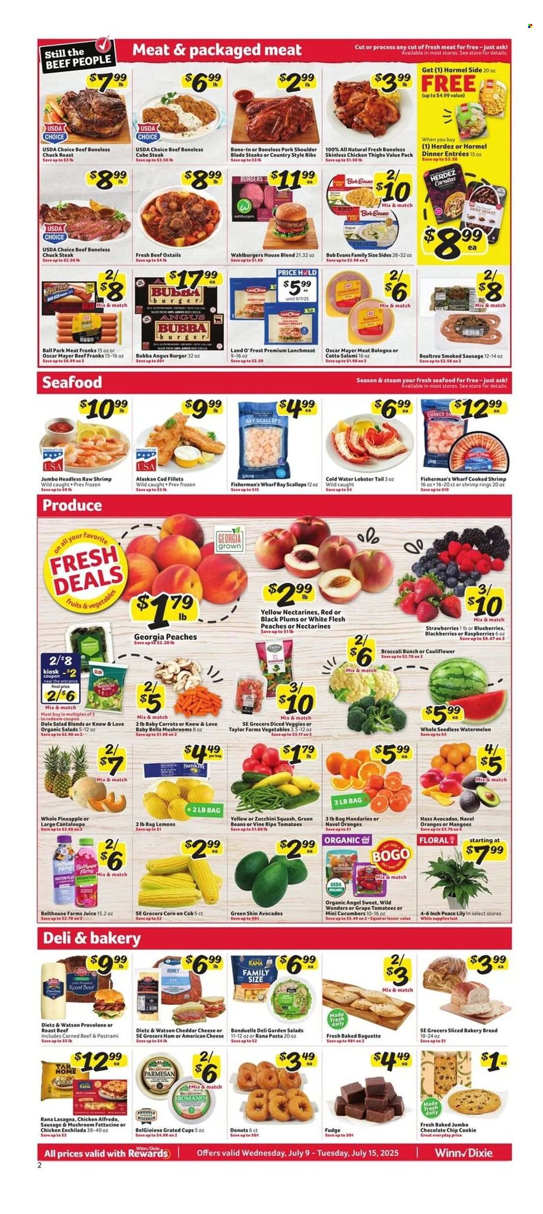 Winn Dixie ad - 07/09/2025 - 07/15/2025. Page 2