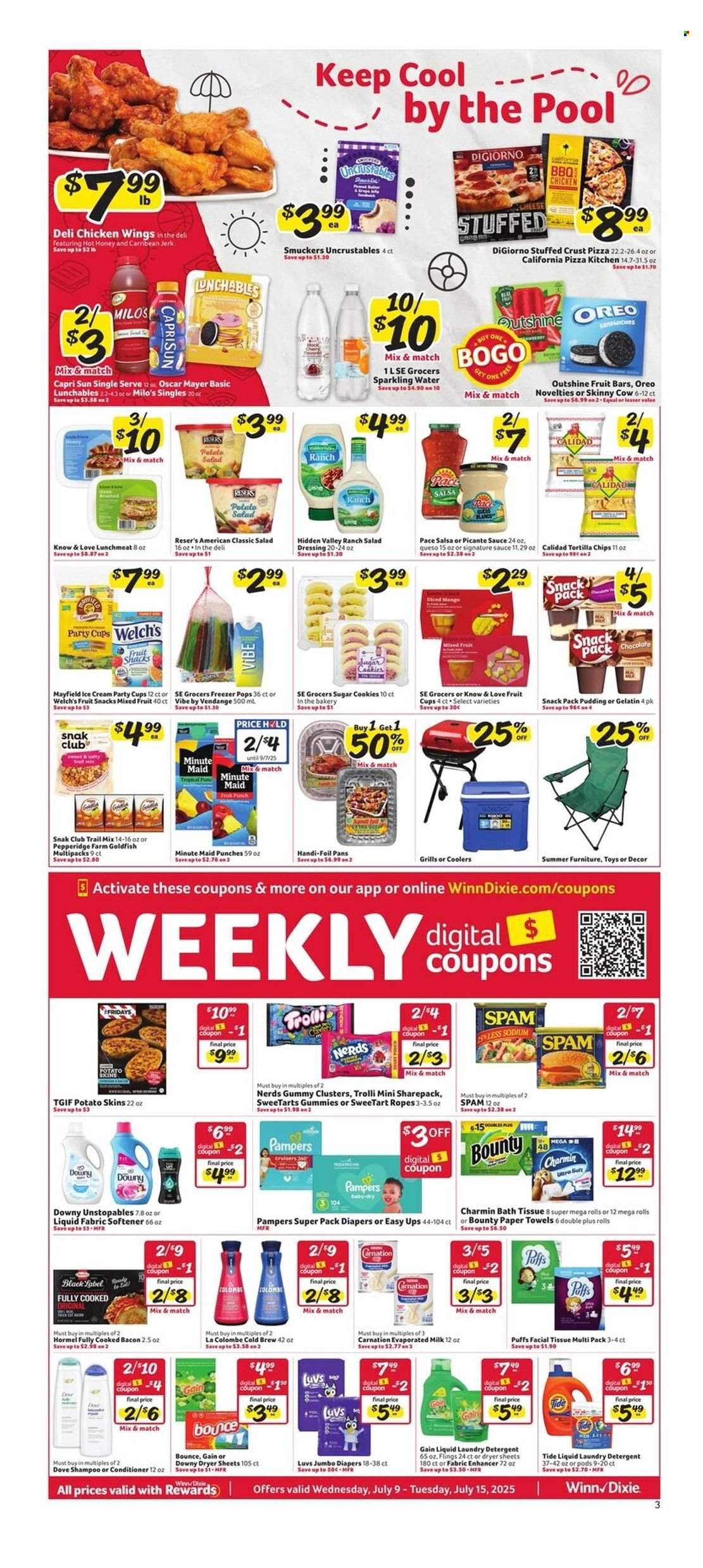 Winn Dixie ad - 07/09/2025 - 07/15/2025. Page 3