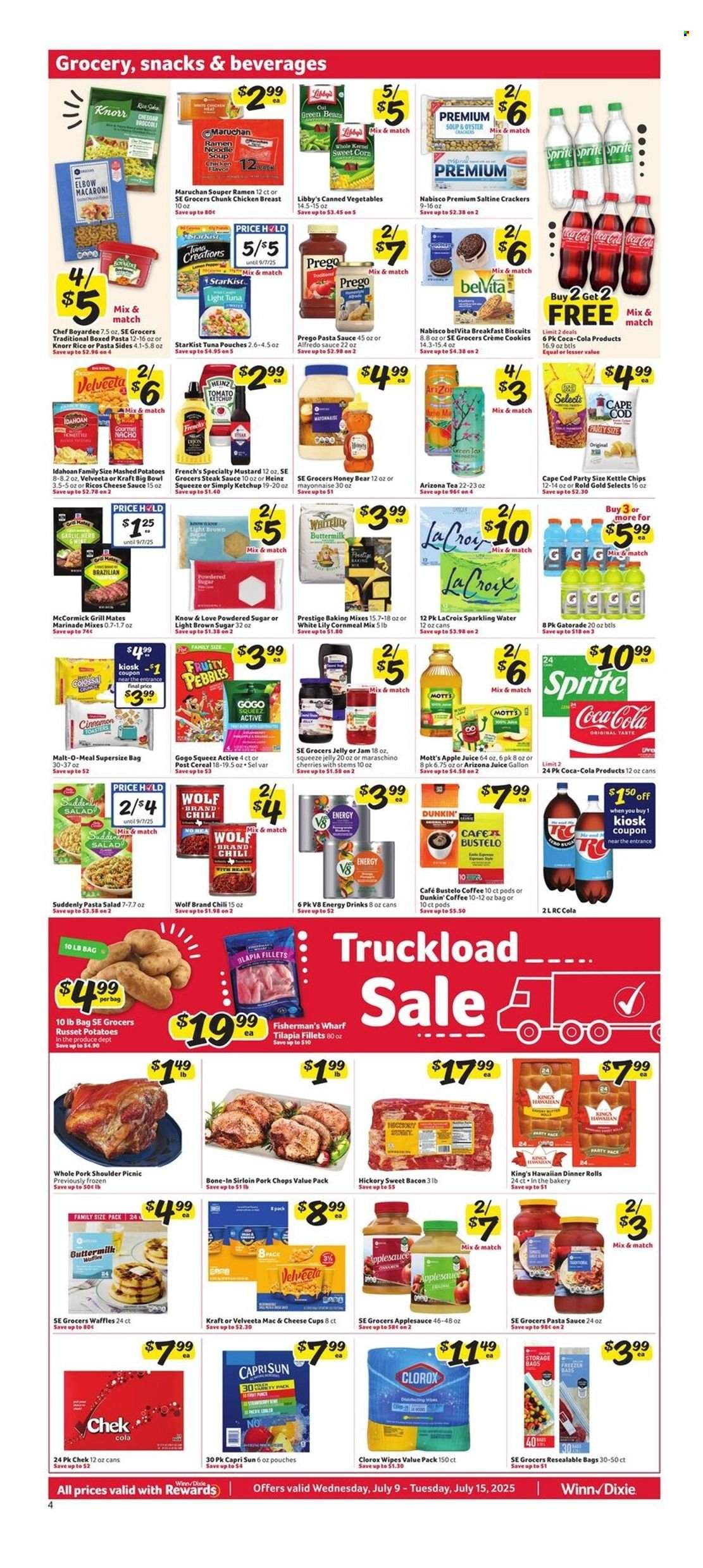 Winn Dixie ad - 07/09/2025 - 07/15/2025. Page 4