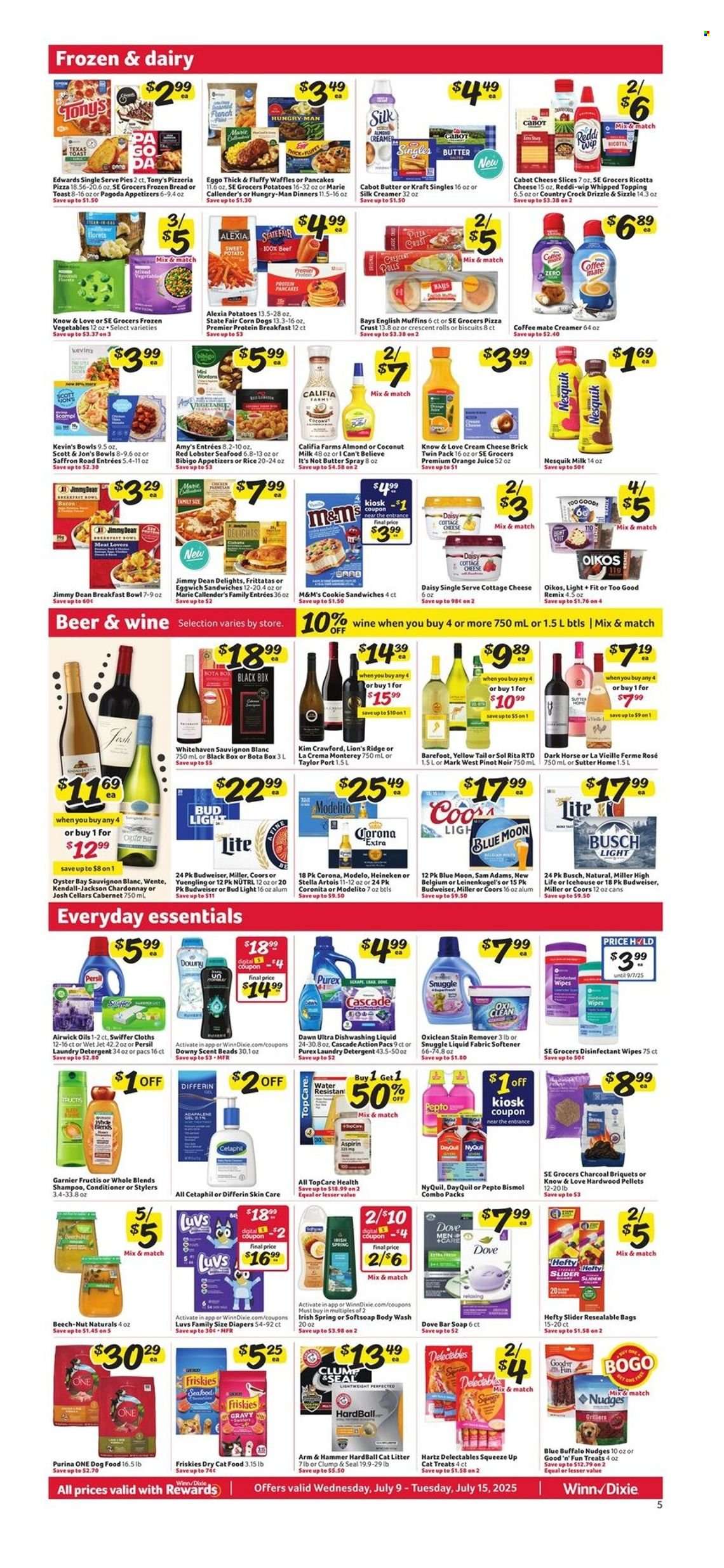 Winn Dixie ad - 07/09/2025 - 07/15/2025. Page 5