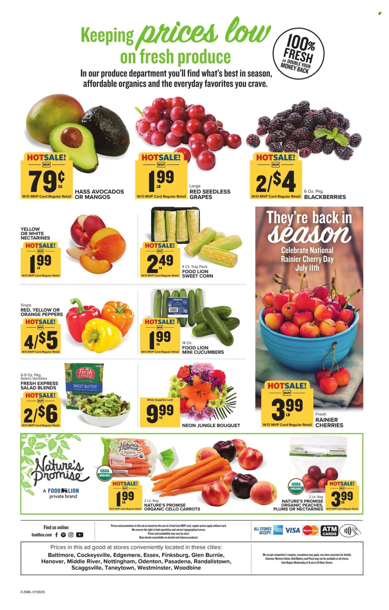 Food Lion ad - 07/09/2025 - 07/15/2025. Page 8