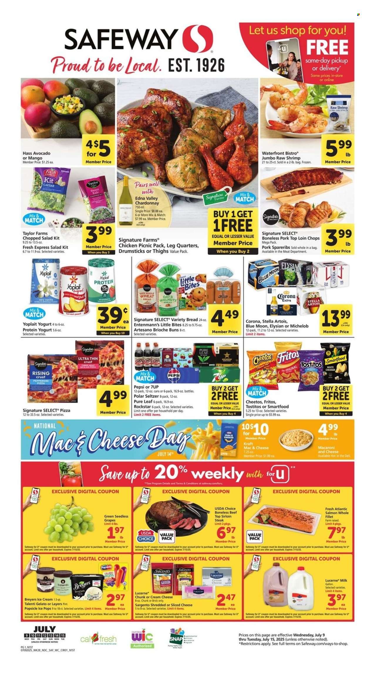 Safeway ad - 07/09/2025 - 07/15/2025. Page 1