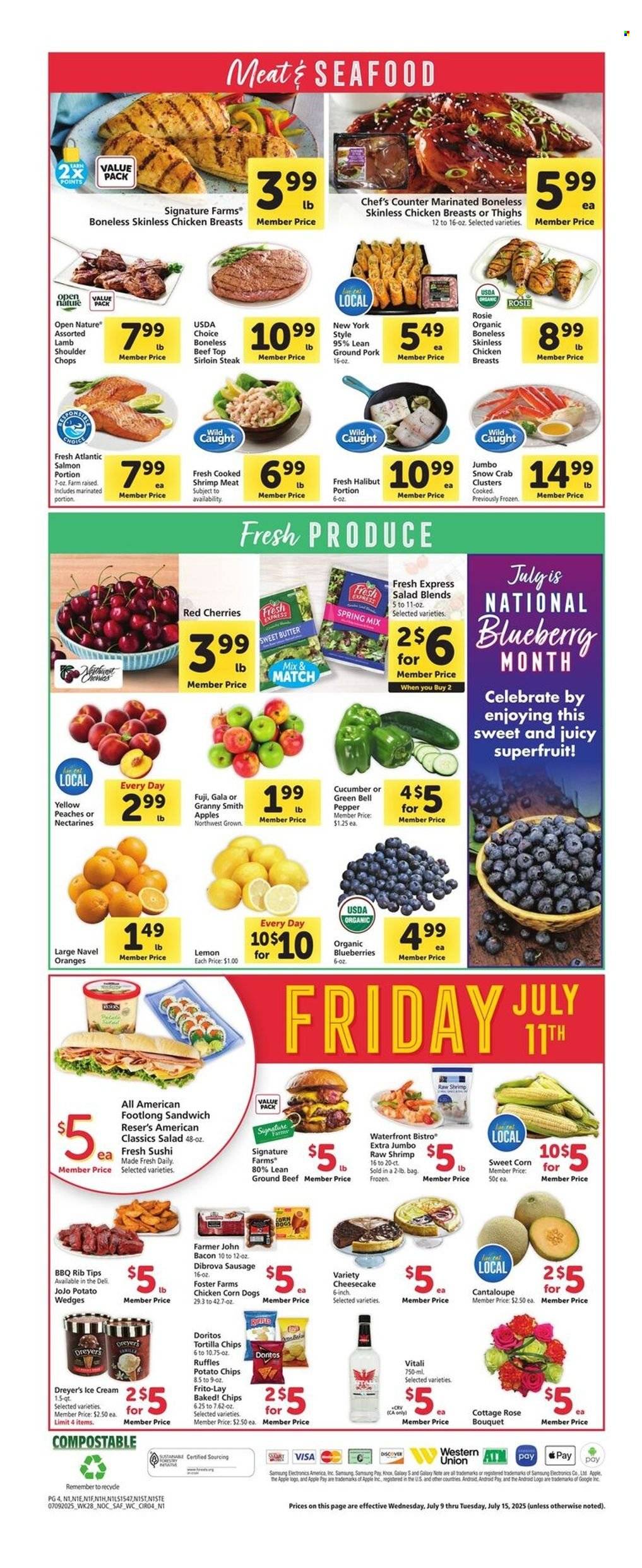 Safeway ad - 07/09/2025 - 07/15/2025. Page 4