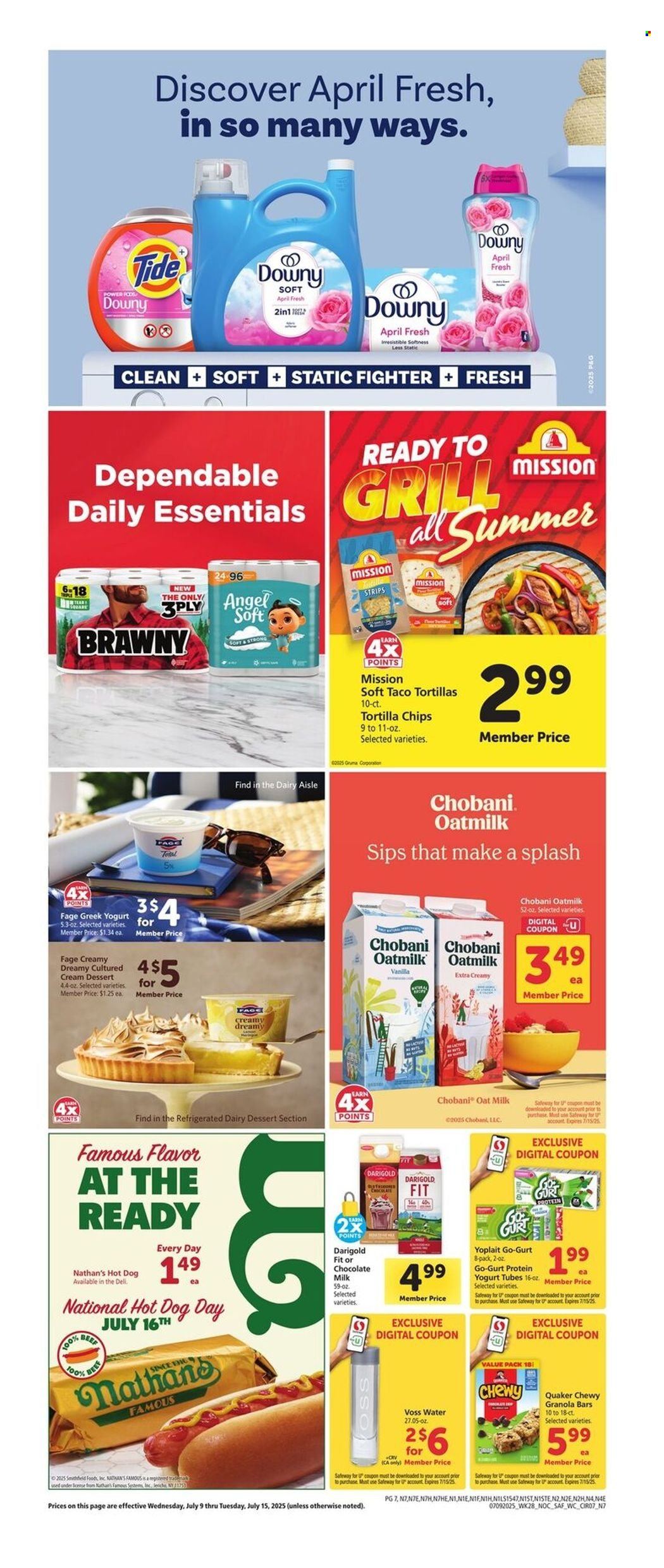 Safeway ad - 07/09/2025 - 07/15/2025. Page 7