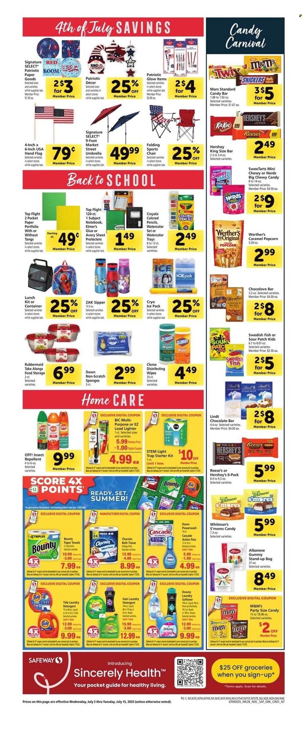 Safeway ad - 07/09/2025 - 07/15/2025. Page 9