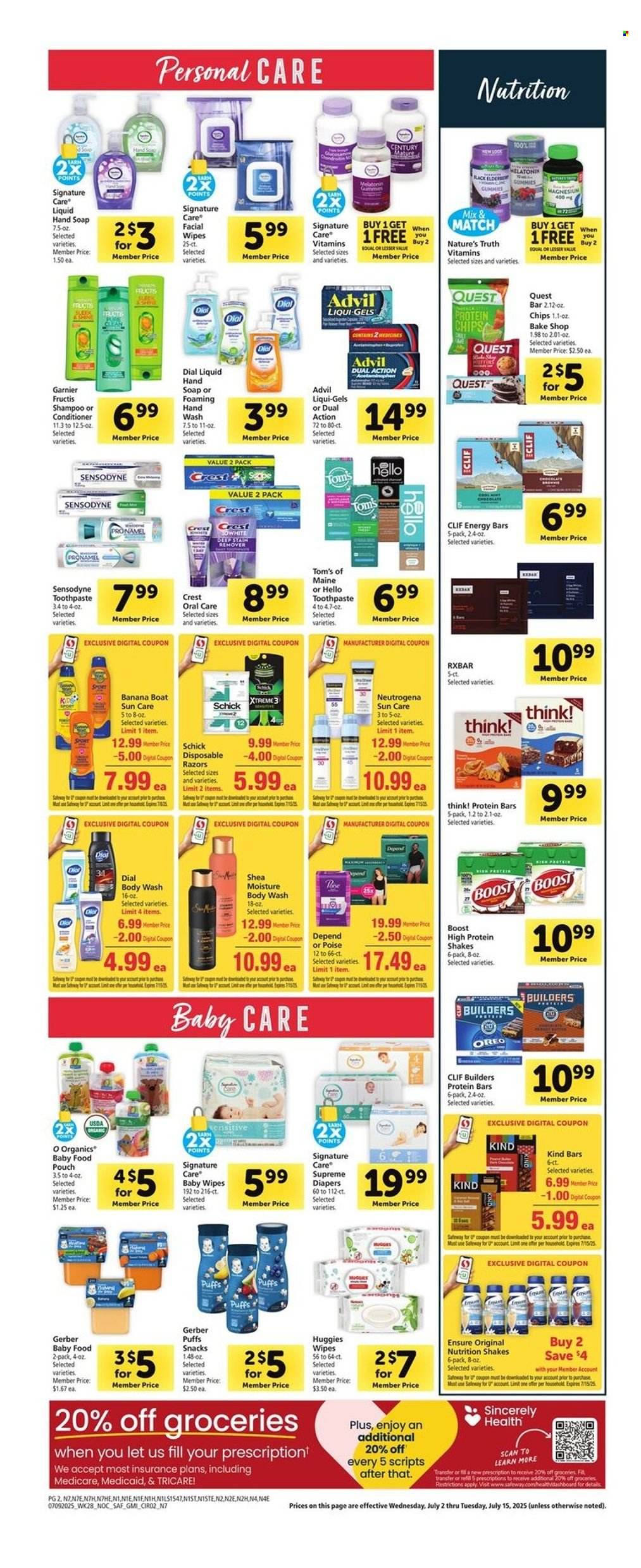 Safeway ad - 07/09/2025 - 07/15/2025. Page 10