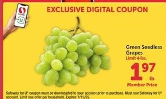 Green Seedless Grapes