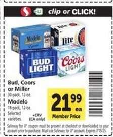 Bud, Coors or Miller