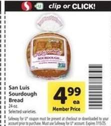 San Luis Sourdough Bread