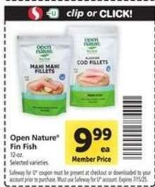 Open Nature Fin Fish