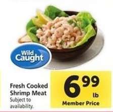 Fresh Cooked Shrimp Meat