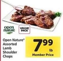 Open Nature Assorted Lamb Shoulder Chops