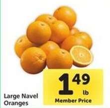 Large Navel Oranges