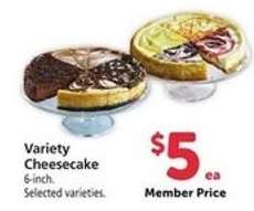 Variety Cheesecake