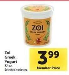 Zoi Greek Yogurt