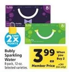 Bubly Sparkling Water