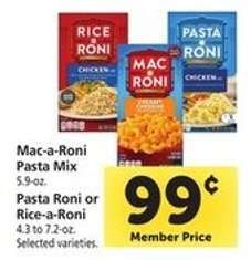 Mac A Roni Pasta Mix