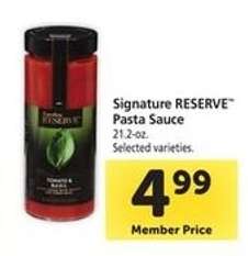 Signature RESERVE Pasta Sauce