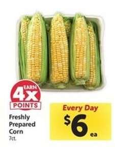 Freshly Prepared Corn