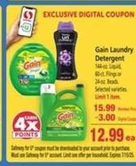 Gain Laundry Detergent