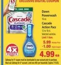 Dawn Powerwash & Cascade Action Pacs
